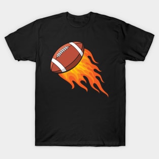 Flaming Super Bowl T-Shirt